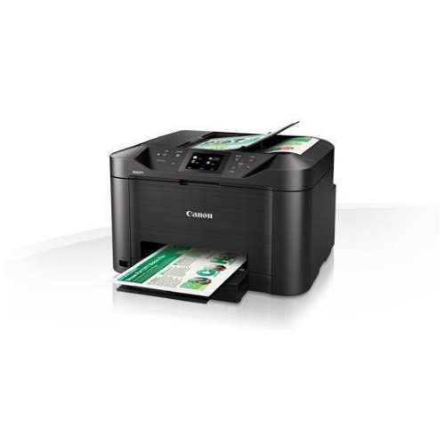Canon MAXIFY MB5150 - Stampante multifunzione - colore - ink-jet - A4 (210 x 297 mm), Legal (216 x 356 mm) (originale) - A4/Legal (supporti) - fino a 22 ppm (copia) - fino a 24 ipm (stampa) - 250 fogli - 33.6 Kbps - USB 2.0, LAN, Wi-Fi(n), host USB